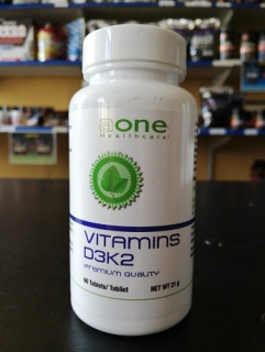 aone vitamins d3k2 60tbl